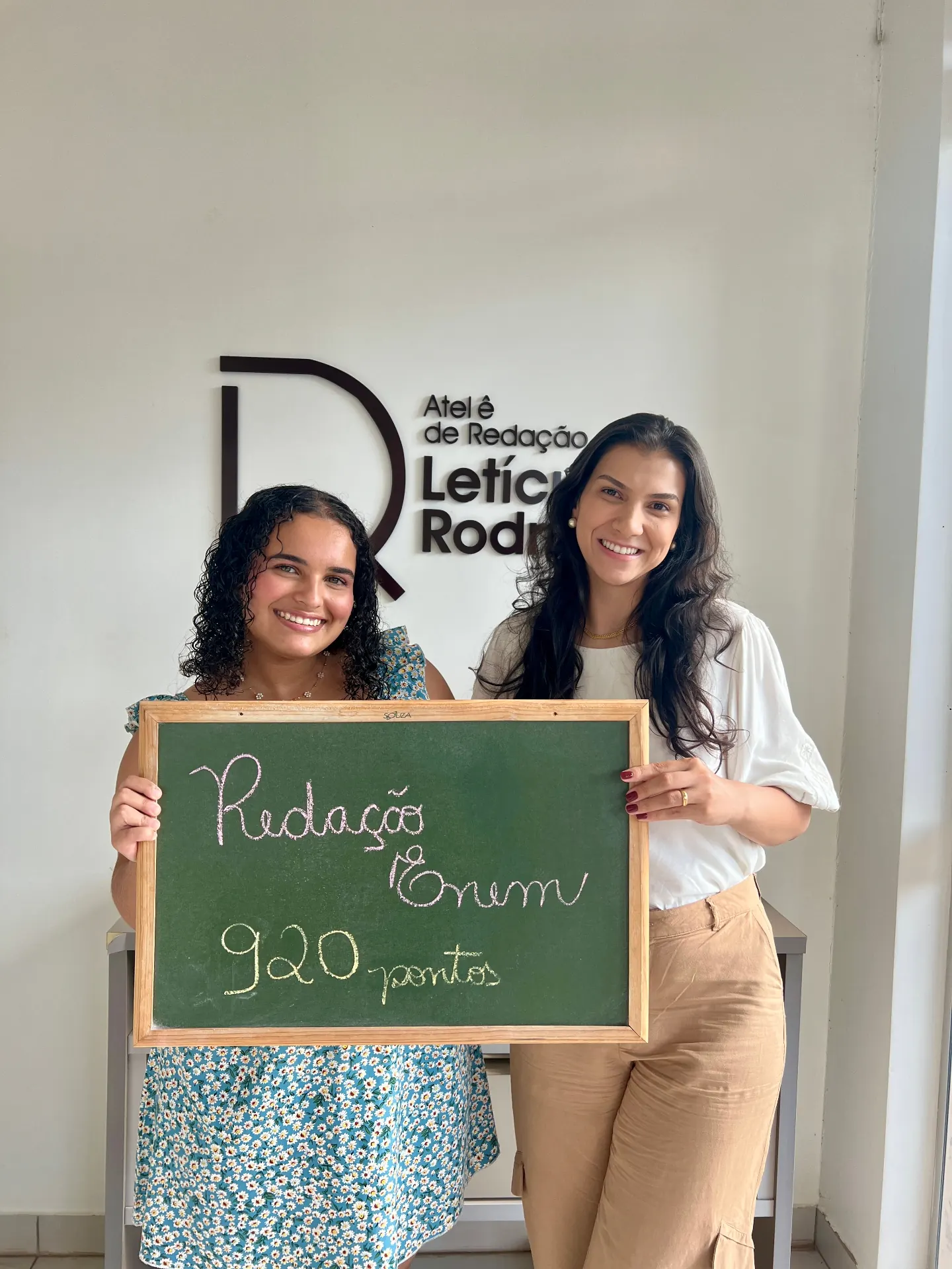 Aluna com nota 920 na redação do ENEM