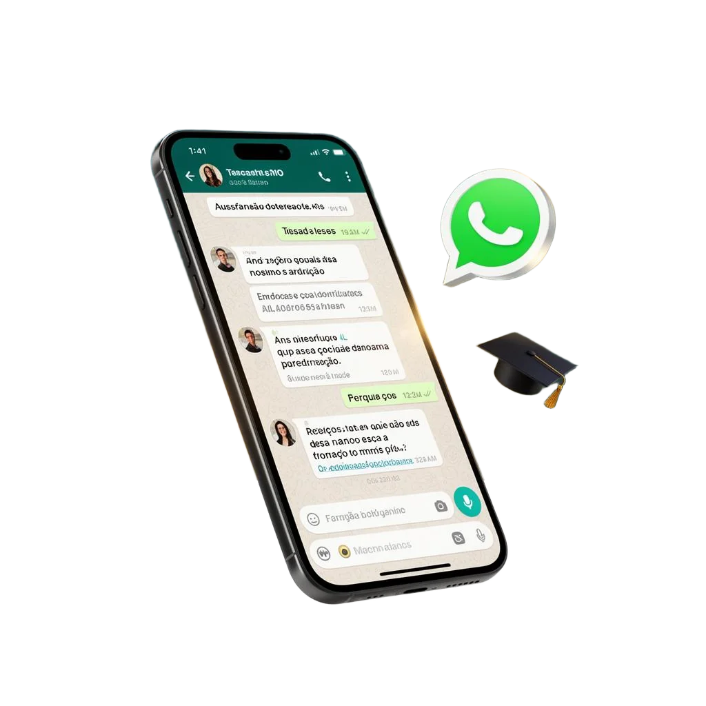 Comunidade de professores no WhatsApp