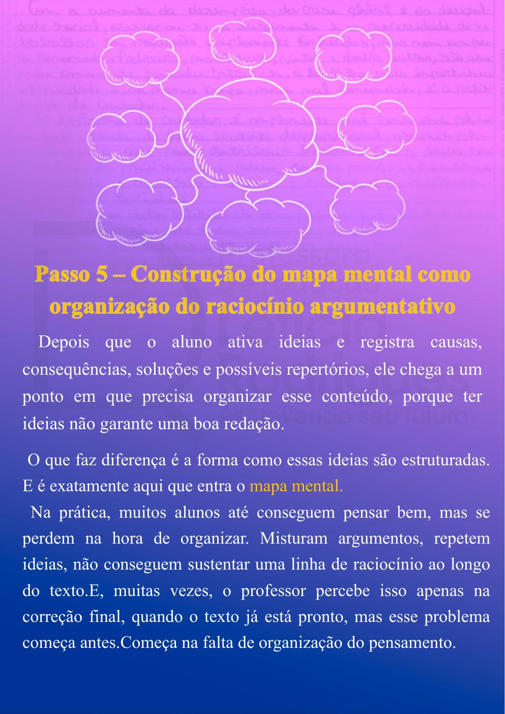 Página do guia exibida em tablet