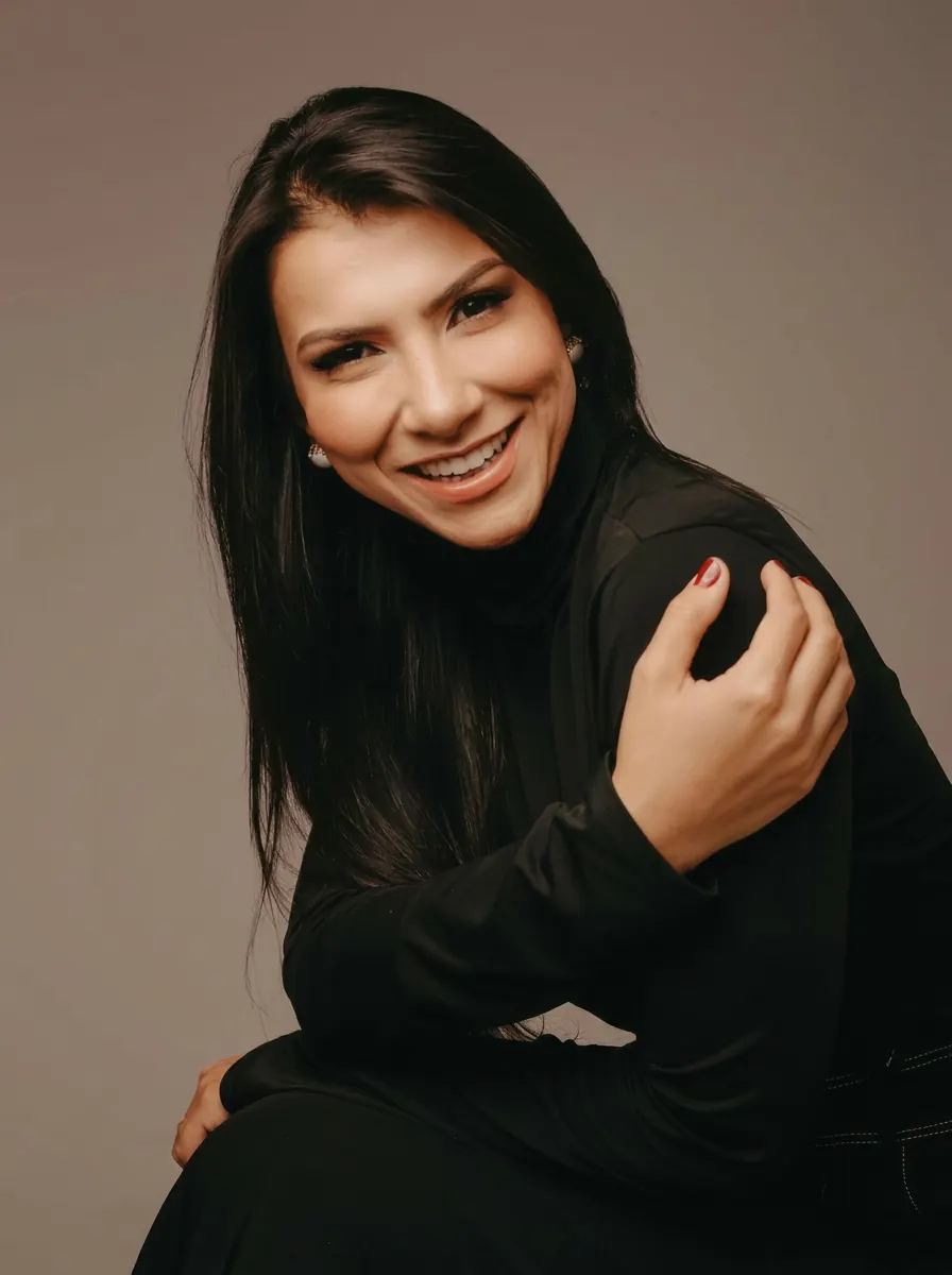 Foto da autora do guia